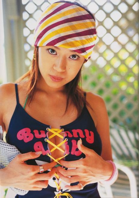 Beautiful asian chick is delectable in her blue lacey lingerie