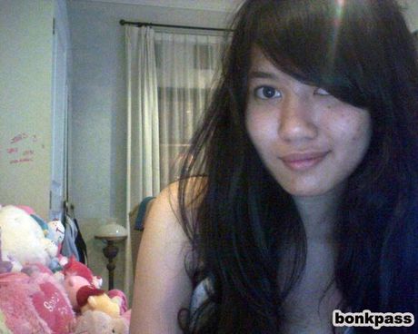 Busty and pretty indo college student