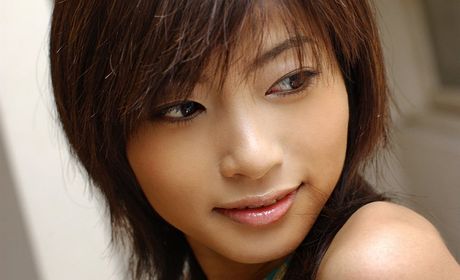Rin Suzuka hot Asian teen enjoys showing her hot ass and hairy pussy