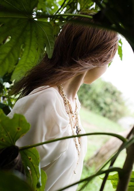 Yura Aikawa - Yura Aikawa cute Asian teen in white dress