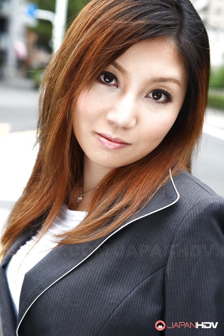 Superb japanese redheaded milf Yuria Kanno in hot softcore gallery