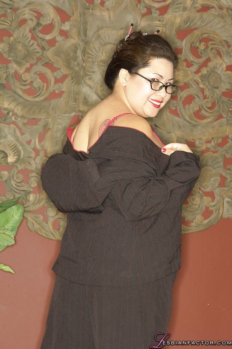 Delightful oriental mature Angel in hot erotic scene